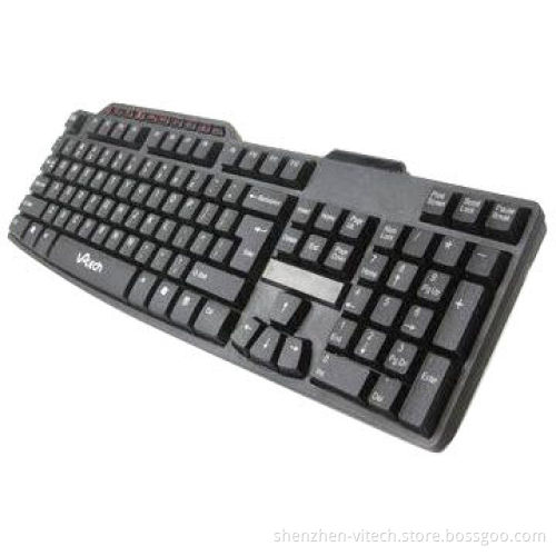 High-quality 2.4GHz 10 Multimedia Hotkeys USB Wireless Keyboard, 10m Working Distance